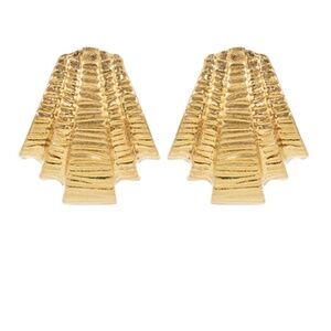 Layered RuffleTexture Open Hoops